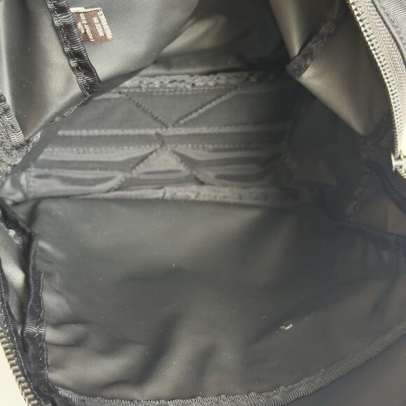 Frye Mini Ivy Nylon Backpack Mustard Solid Black Festival Minimalist Sporty - Picture 5 of 5